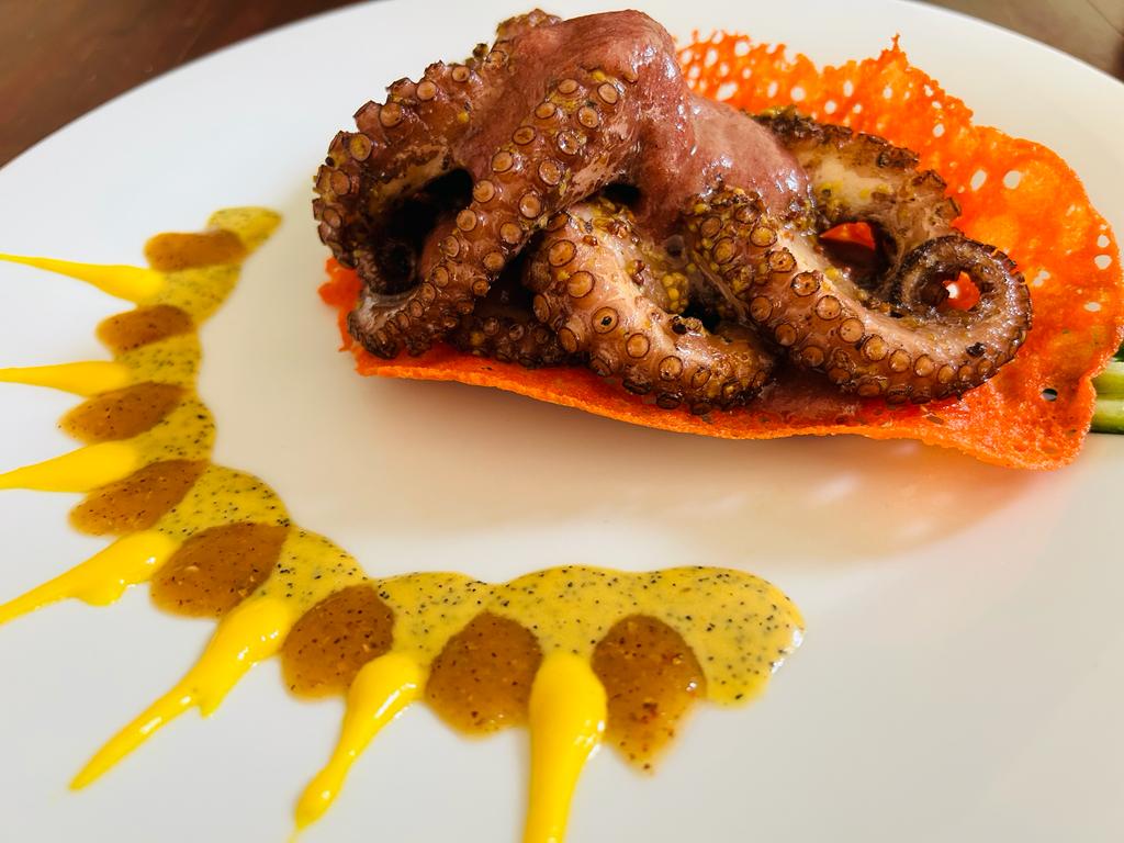 Pulpo en Salsa Borracha